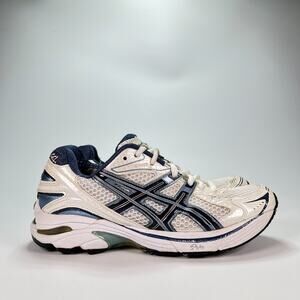 Asics GT-2140 White Blue Athletic Running Shoes Sneakers T954N Women's Size 7